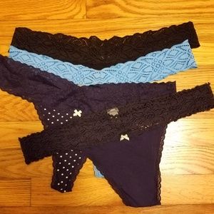 Aerie Lace Thongs